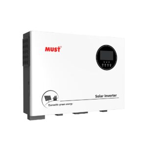 ממיר מתח 48V/10KW עם 2 בקרי טעינה MUST - MPPT 100A