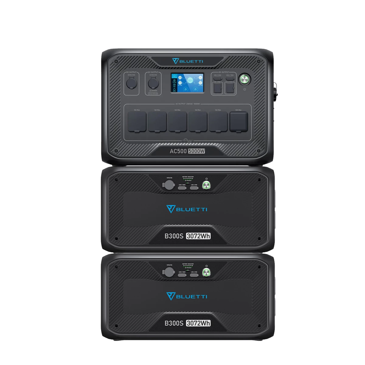 קיט מערכת סולארית BLUETTI AC500 עם 2 סוללות אגירה B300S ו6 פאנלים סולאריים 560W – תמונה 3